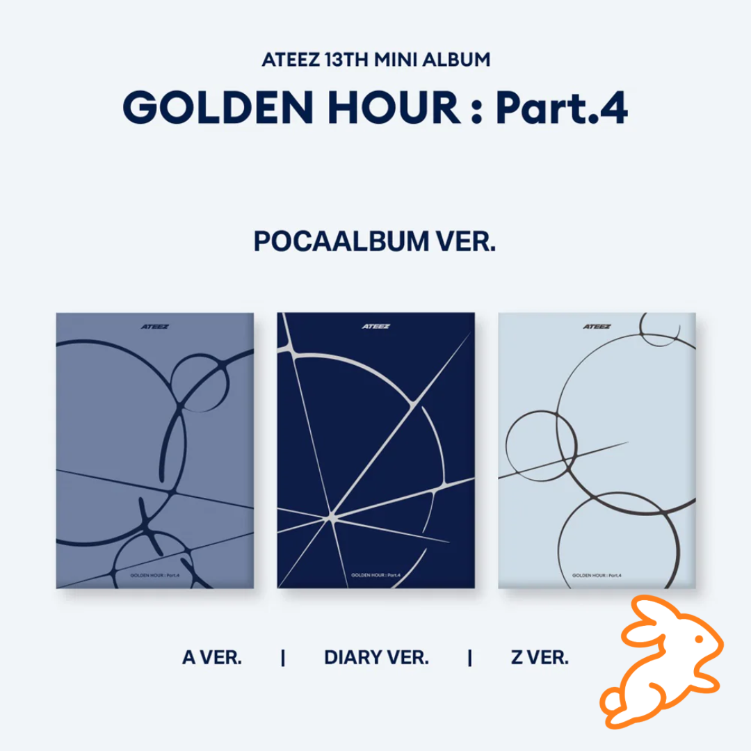 ATEEZ - GOLDEN HOUR : Part.4 (POCAALBUM ver.) (Random)